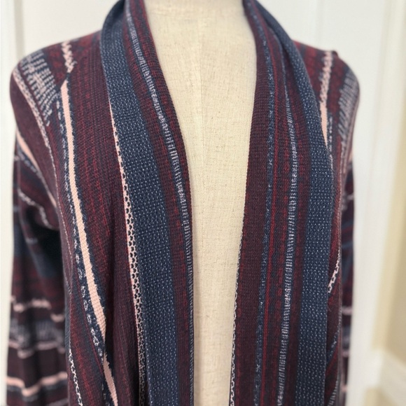 Splendid Multicolor Knit Open Cardigan. Size Large. - Picture 4 of 8